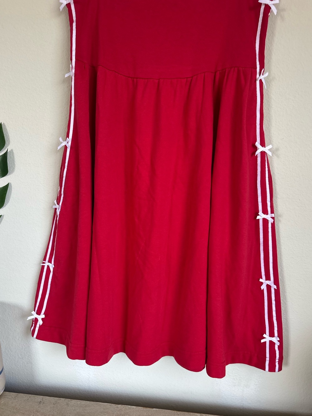 Anthropologie Daily Practice Strapless Side Bow Midi Dress - Picture 5 of 15